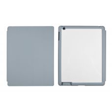 Чехол-книжка для iPad 2/3/4 пластиковый с покрытием Soft Touch с пластиной для сублимации: белый, цветной